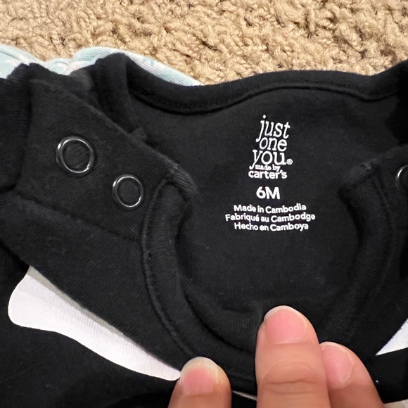 Twelve 6 months Footies/PJs with 8 long-sleeve onesies bundle kit - Picture 4 of 8